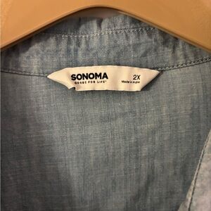 Sonoma Light Blue Women's Top